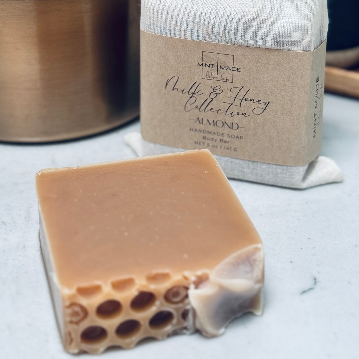 Almond 'Milk and Honey' Soap | Raw Goats Milk and Honey Soap