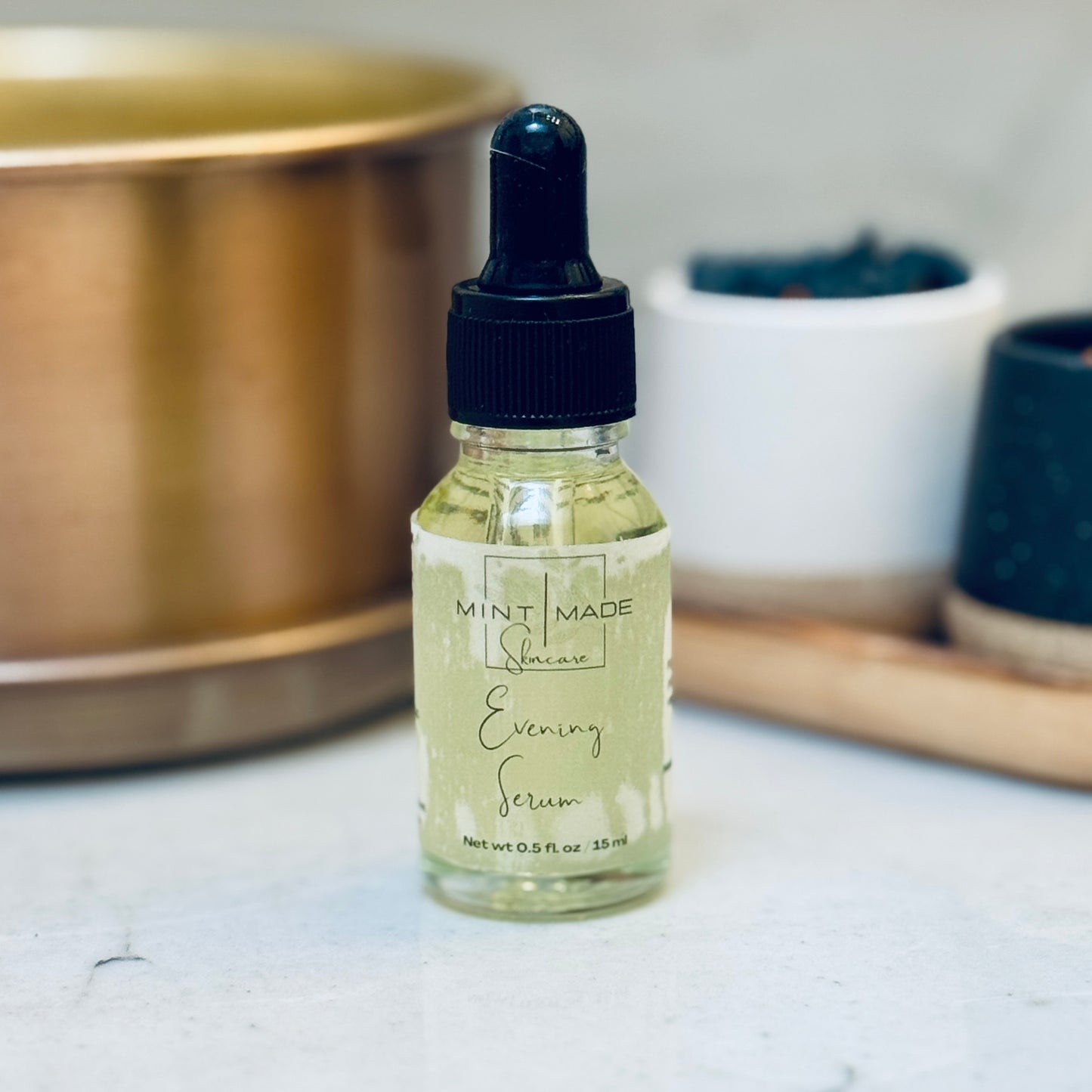 Evening Serum half ounce dropper bottle