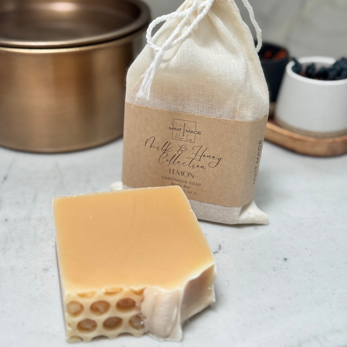 Lemon 'Milk and Honey' Soap | Goats Milk and Honey Soap