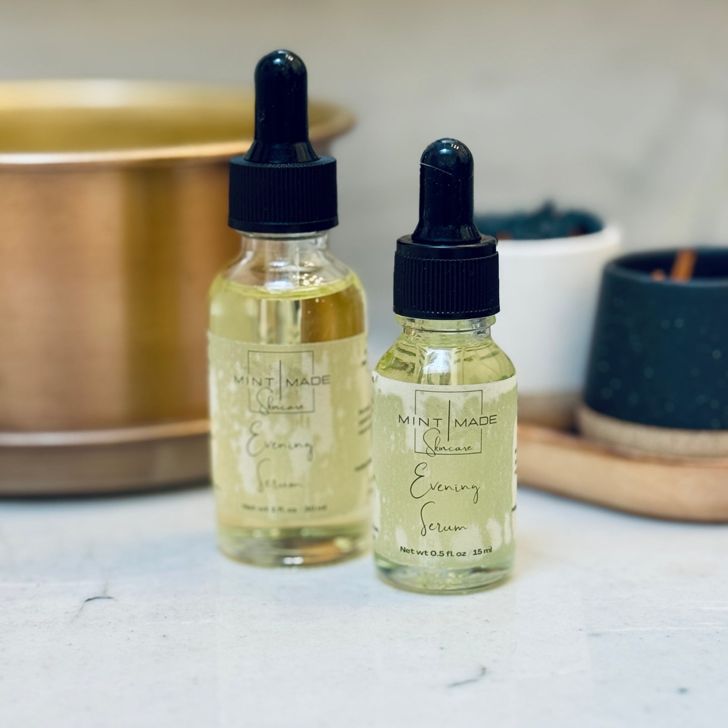 Holistic Natural Evening Serum for hyperpigmentation