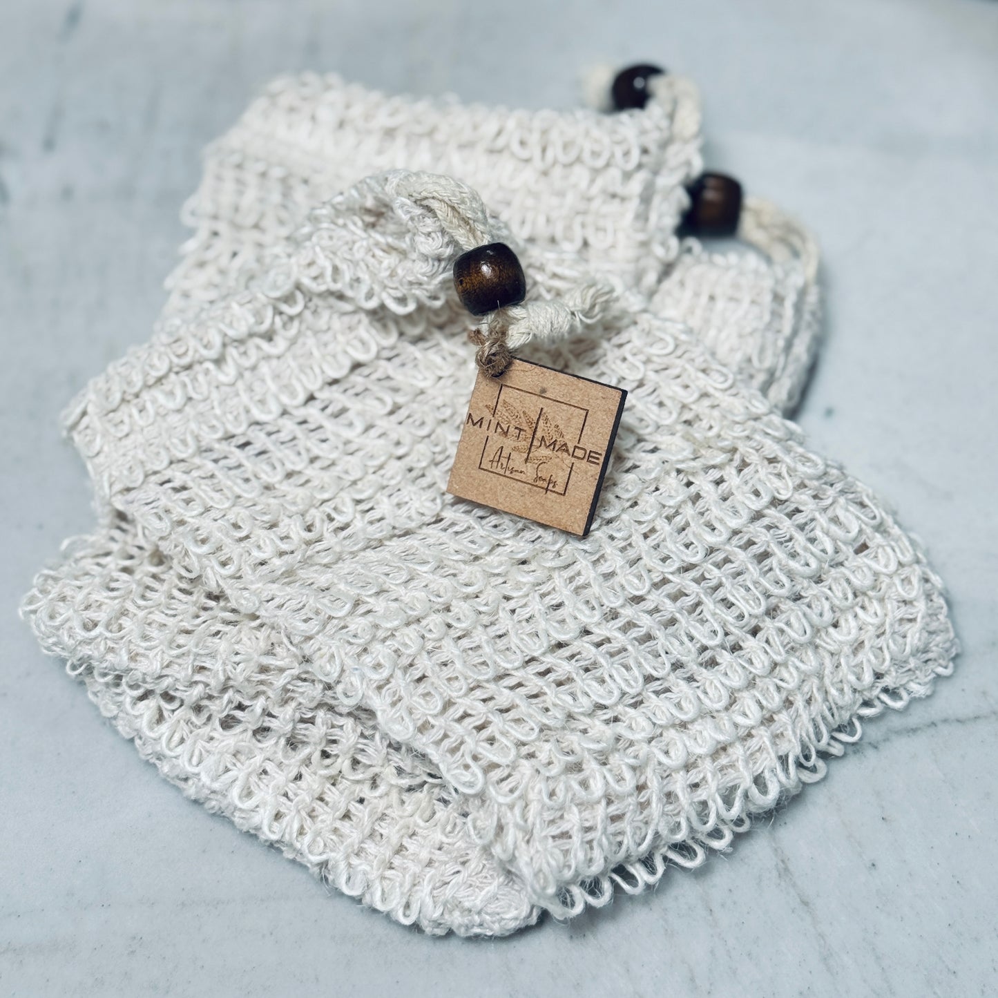 Exfoliating Sisal Soap Saver