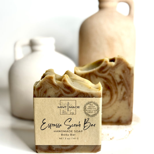 Espresso Scrub Bar Handmade Soap