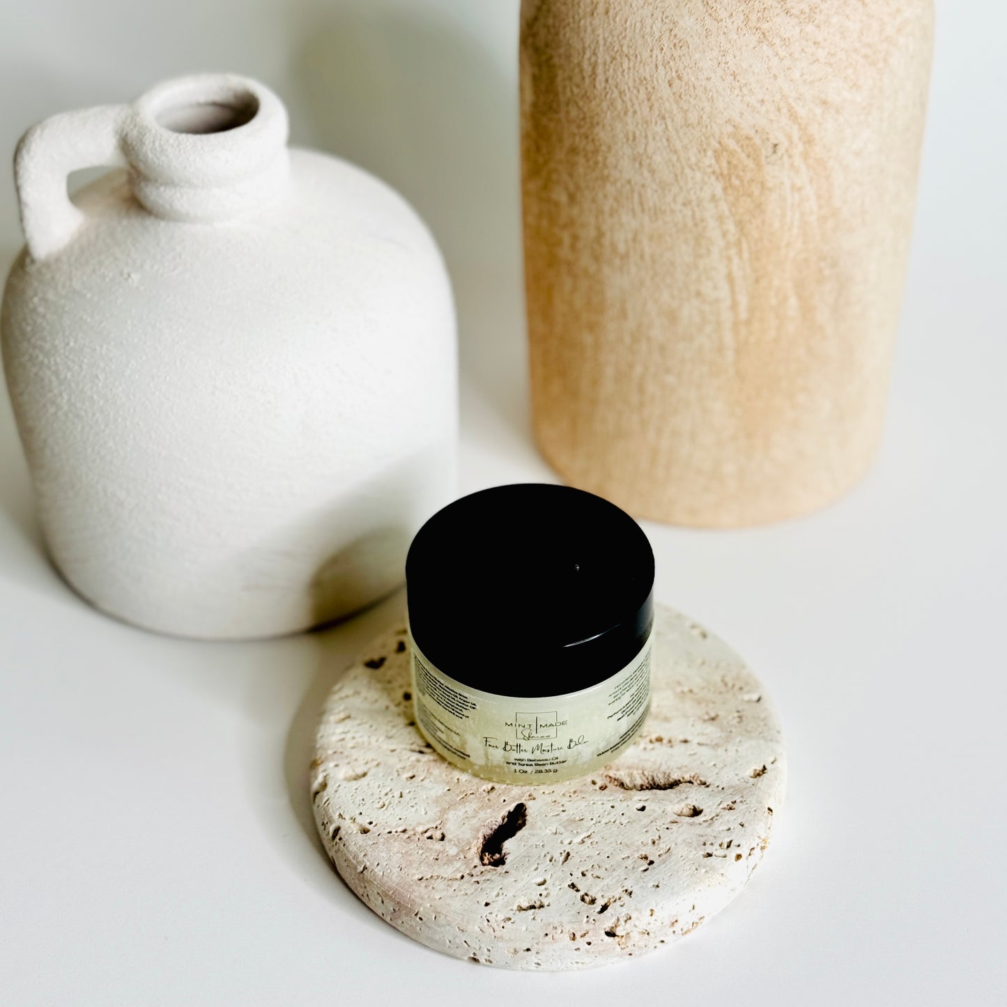 4 Butter Moisture Balm with Babassu Oil, Tonka Bean and Kokum Butter.