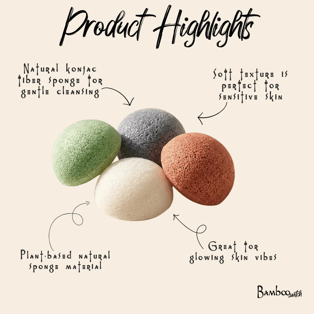Konjac Facial Cleansing Sponge