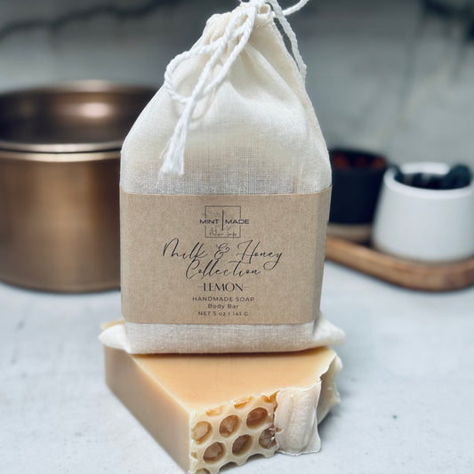 Lemon 'Milk and Honey' Soap | Goats Milk and Honey Soap