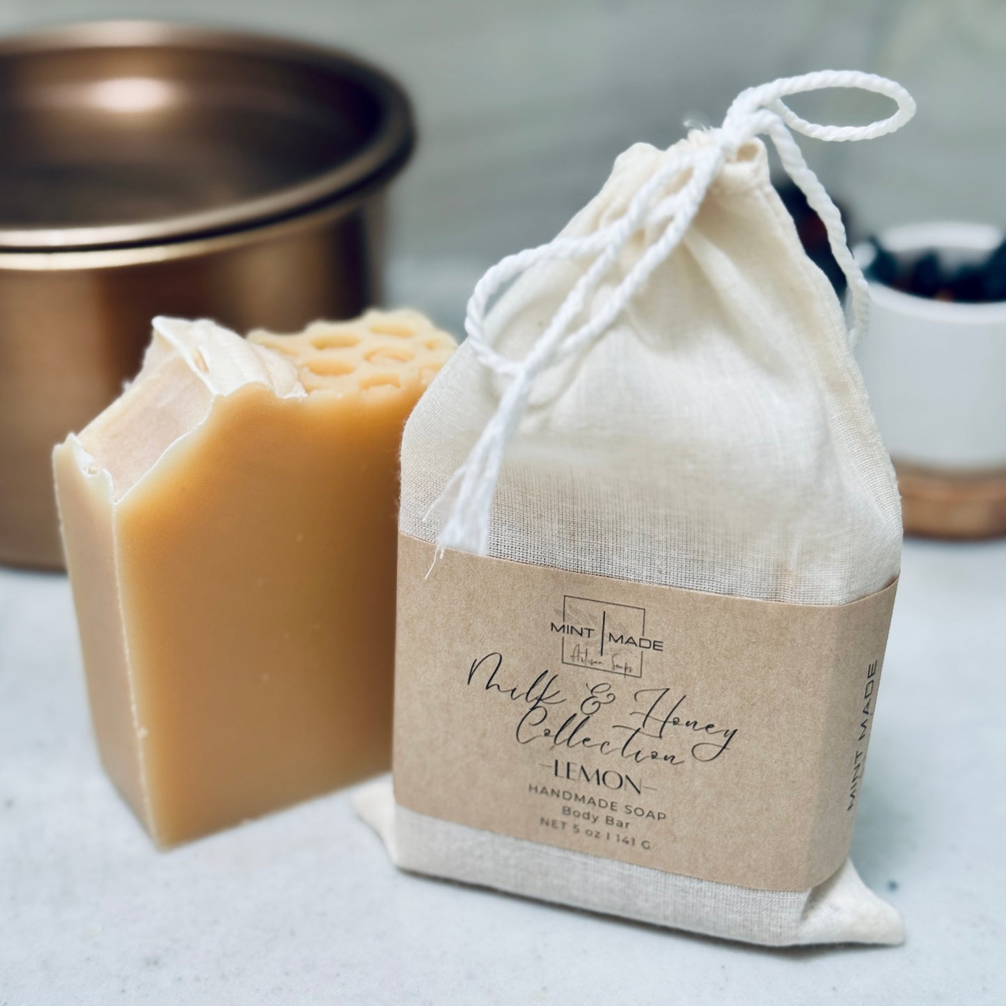 Lemon 'Milk and Honey' Soap | Goats Milk and Honey Soap