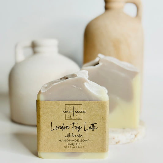 London Fog Latte with Lavender Handmade Soap