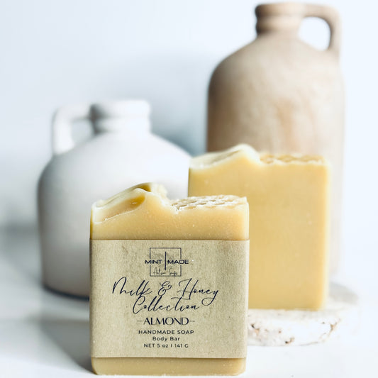 Almond 'Milk and Honey' Soap | Raw Goats Milk and Honey Soap