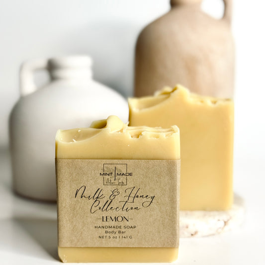 Lemon 'Milk and Honey' Soap | Goats Milk and Honey Handmade Soap