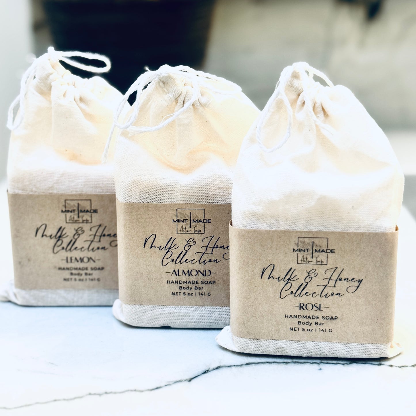 Milk and Honey Collection Trio | Goat Milk and Honey Soaps