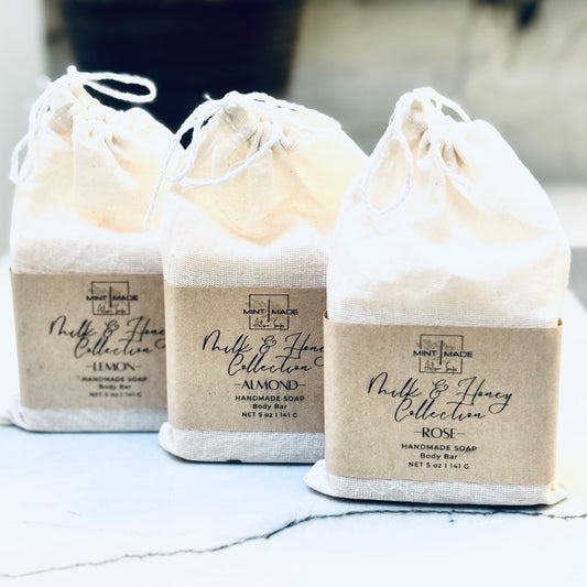 Milk and Honey Collection Trio | Goat Milk and Honey Soaps