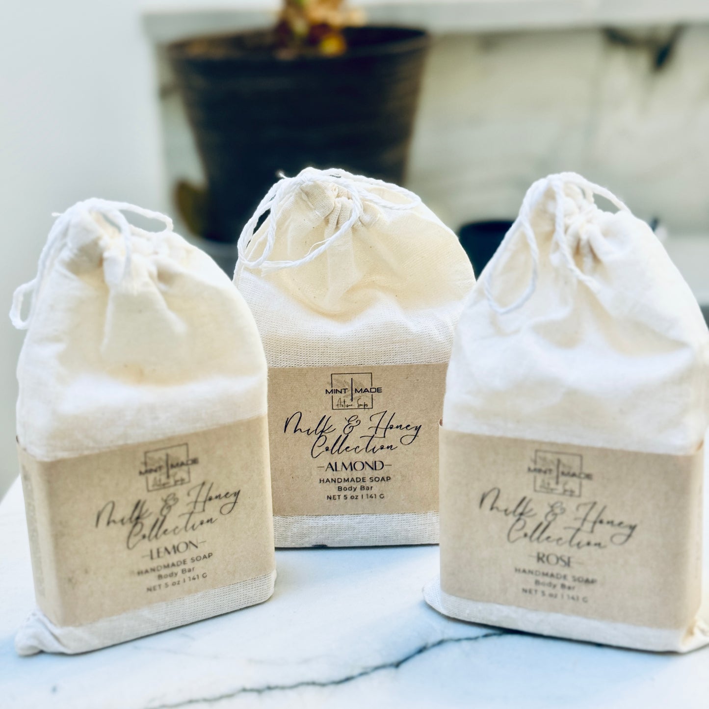 Milk and Honey Collection Trio | Goat Milk and Honey Soaps