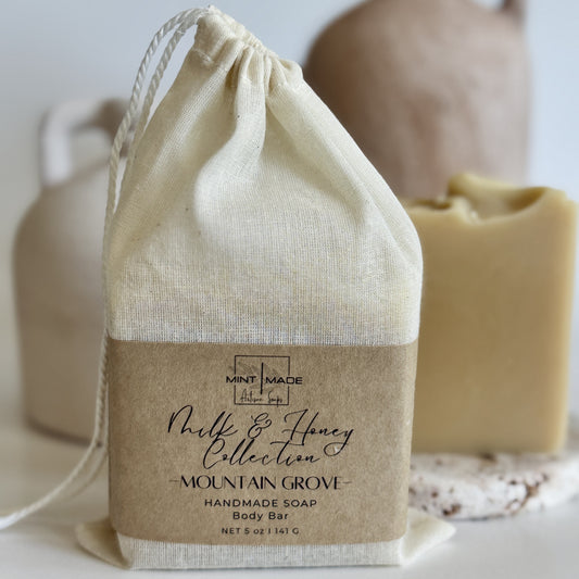 Mountain Grove Milk and Honey | Raw Honey and Goats Milk Soap