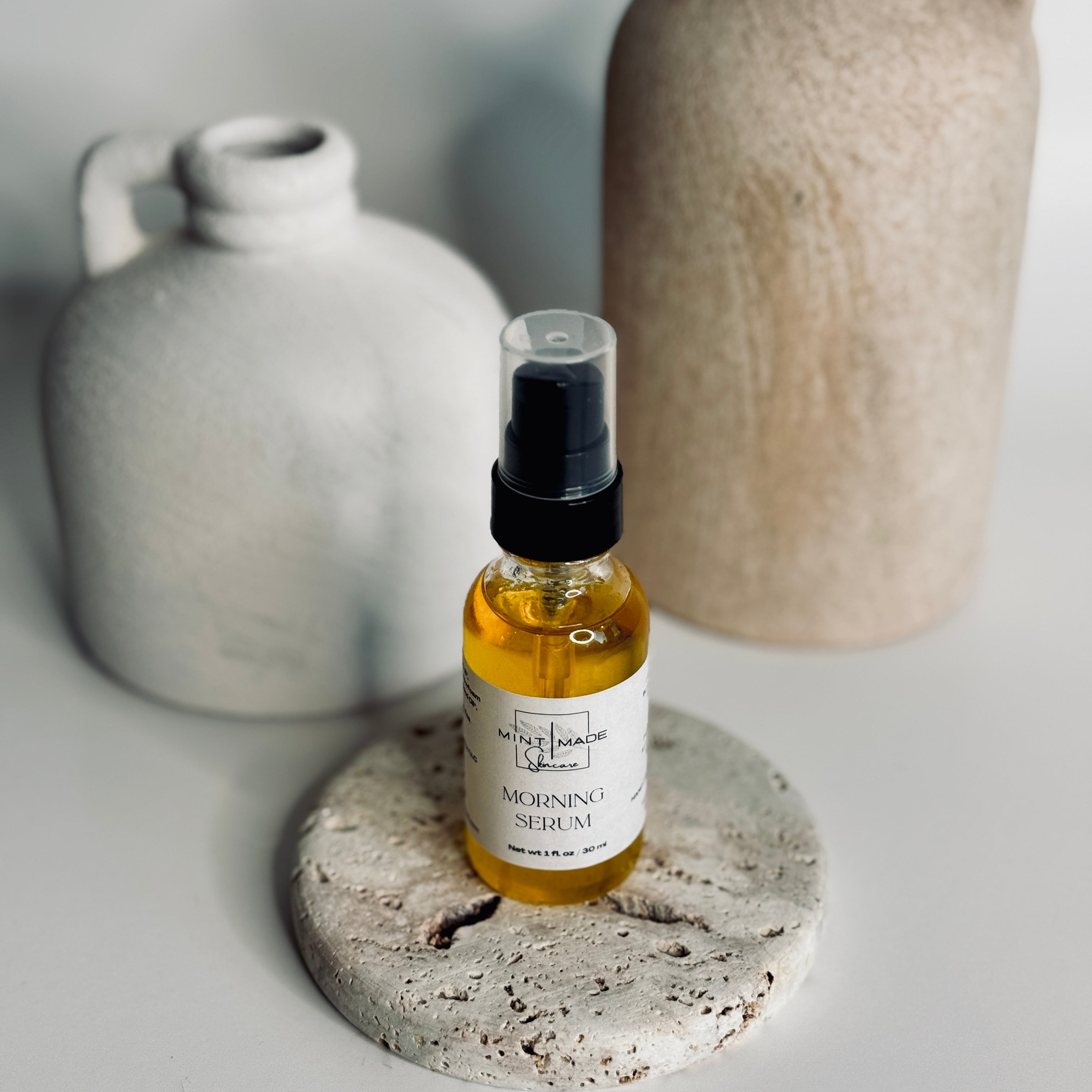 美容液 EXLUXURY ALL IN ONE MORNING SERUM 50ml Natural Morning Serum with Frankincense and Sea Buckthorn Oil