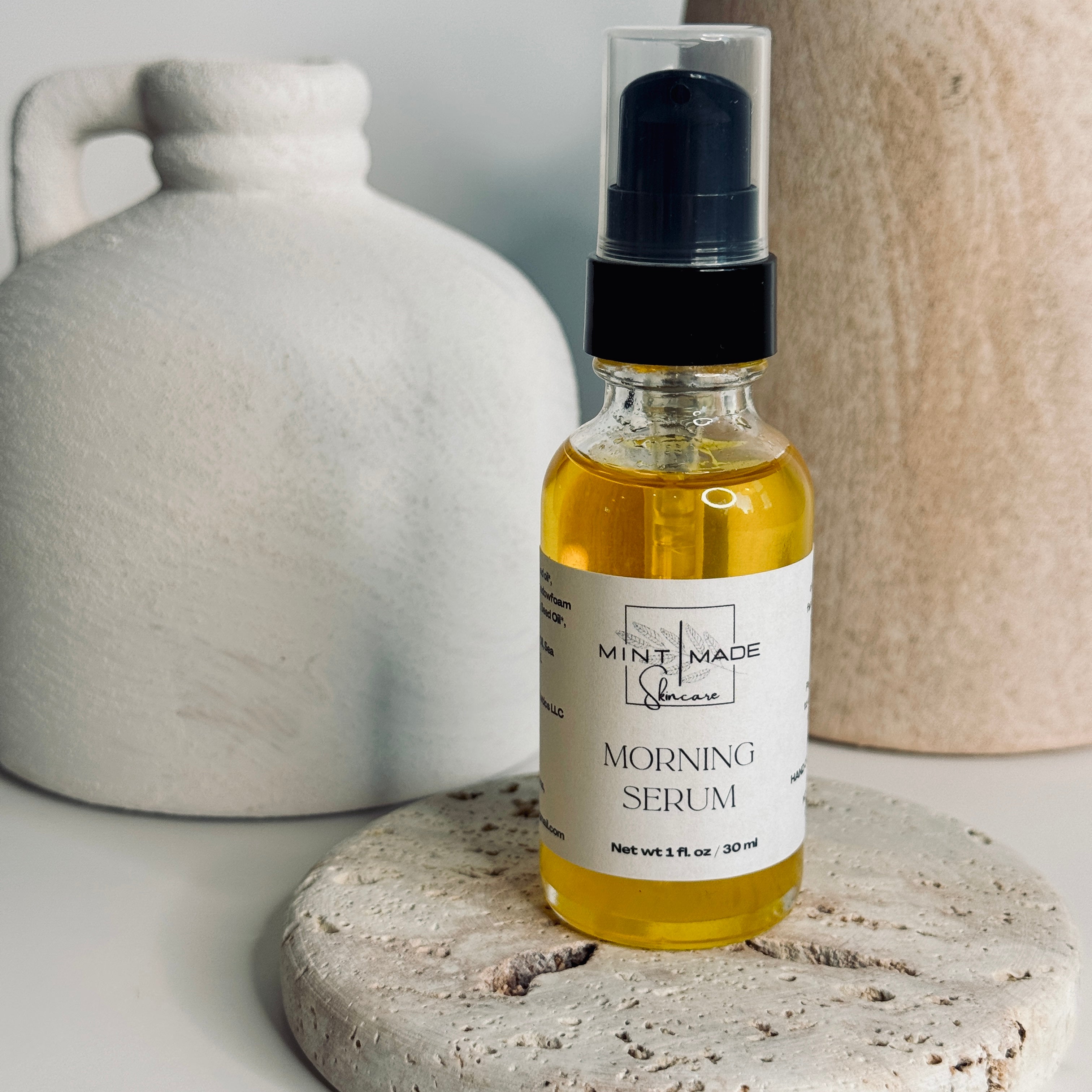 美容液 EXLUXURY ALL IN ONE MORNING SERUM 50ml Natural Morning Serum with Frankincense and Sea Buckthorn Oil