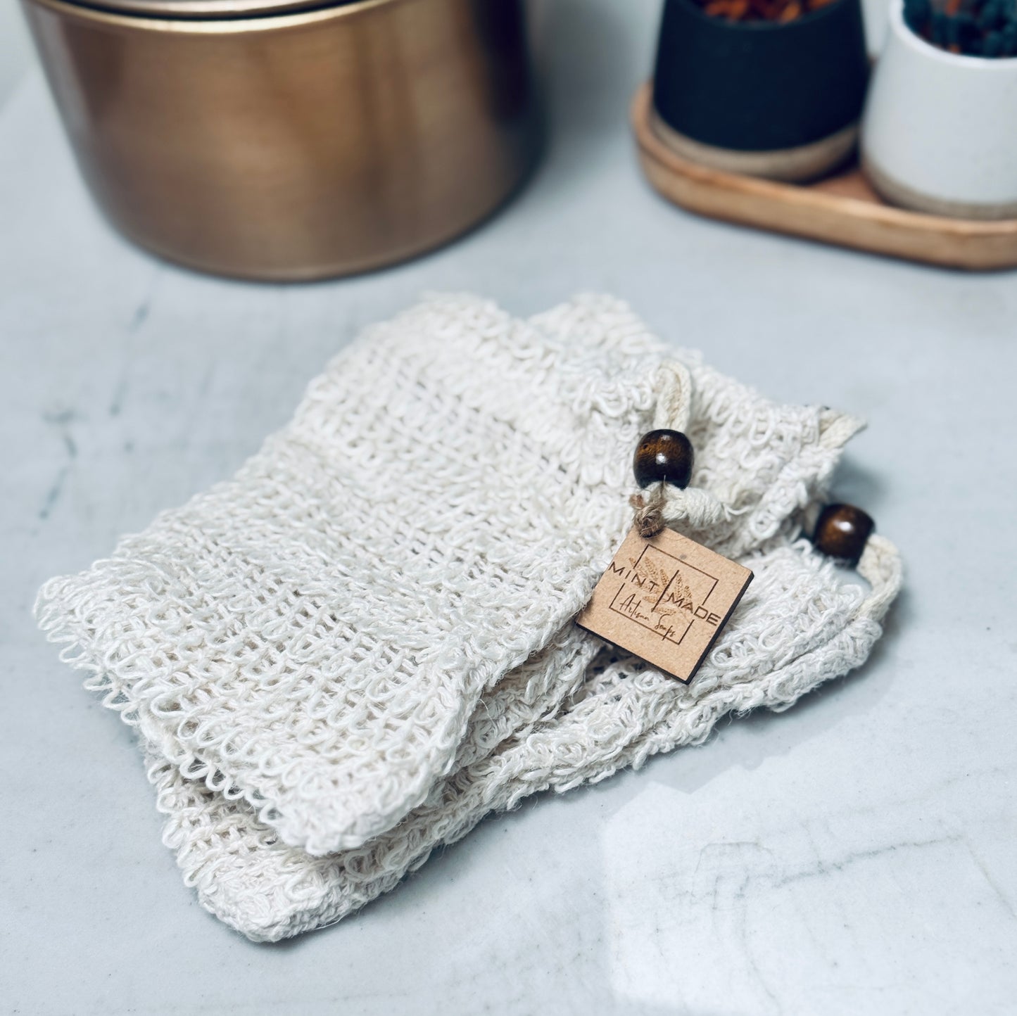 Exfoliating Sisal Soap Saver
