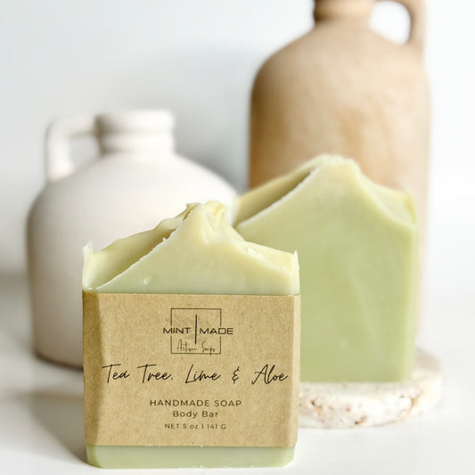 Tea Tree, Lime and Aloe Handmade Soap