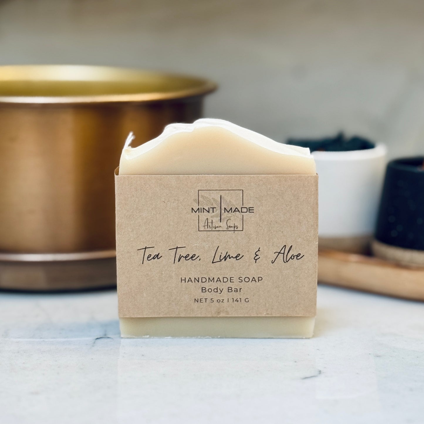 Tea Tree, Lime and Aloe Handmade Soap