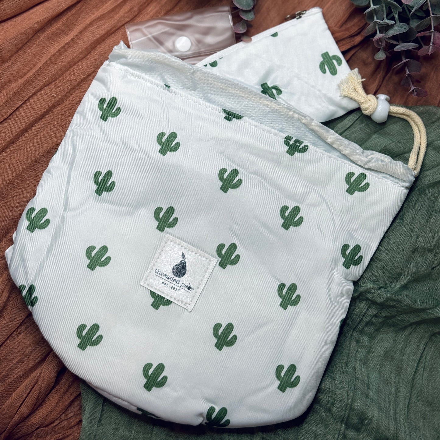 Portable Skincare Travel Bag by Threaded Pear