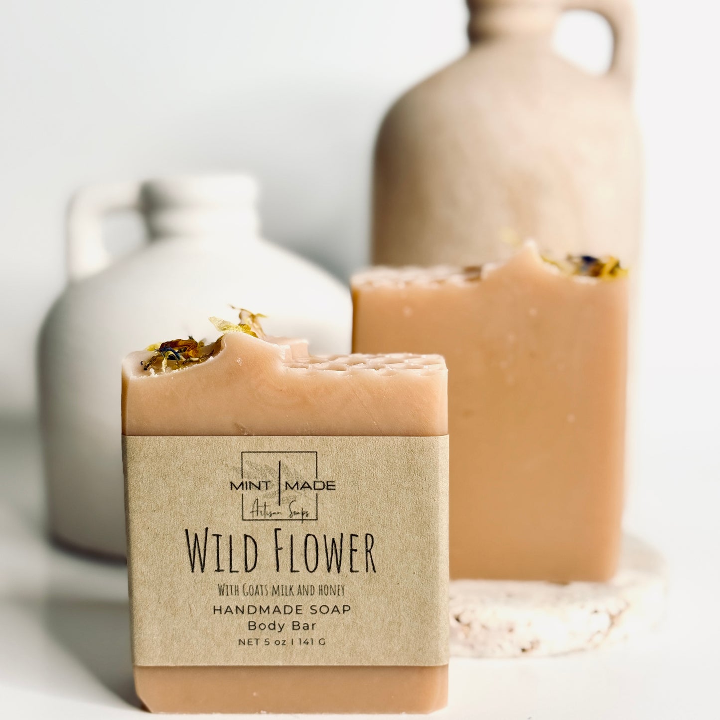 Wild Flower with Goats Milk and Honey Natural Soap