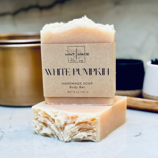 White Pumpkin Soap | Spice Blend Halloween Soap