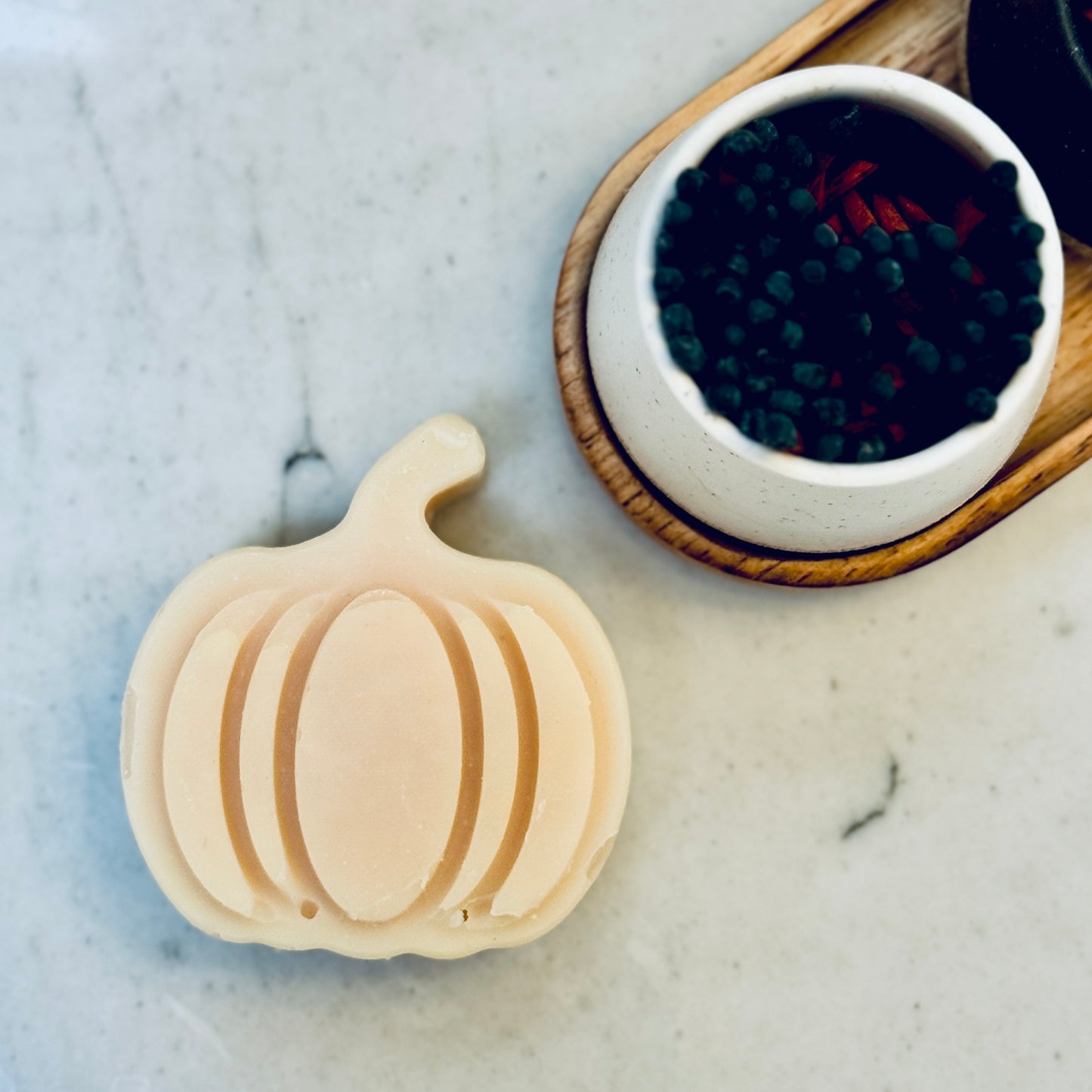 White Pumpkin Soap | Spice Blend Halloween Soap