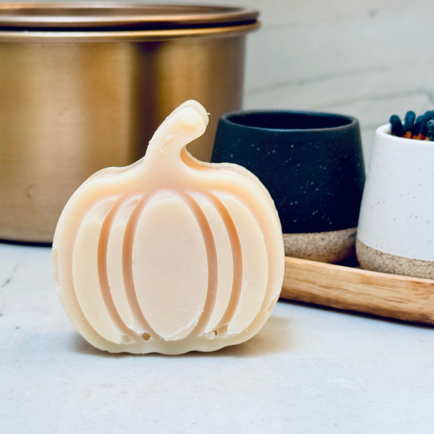 White Pumpkin Soap | Spice Blend Halloween Soap